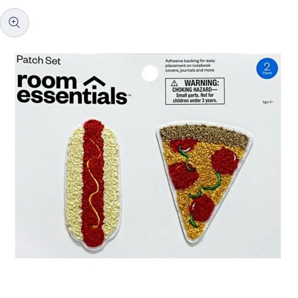 5/$25 Hot Dog and Pizza Patch Set NWT